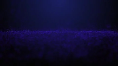 Digital Background with Moving Glowing Particles in Blue Light Stock-Footage 247274097