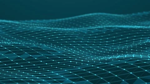 Digital background. Network connection structure. 3D. Seamless loop. 4K Stock-Footage 157884630