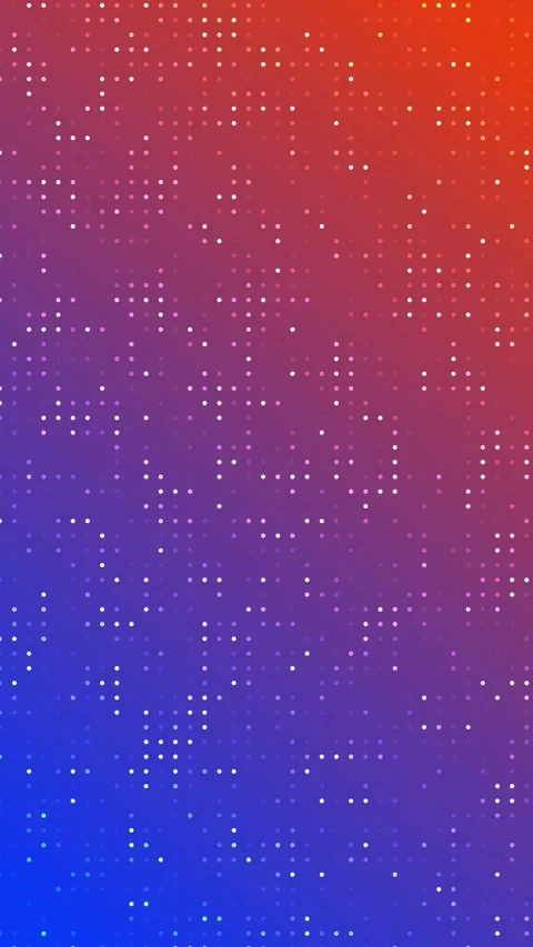Digital background with orange blue backgrounds, elegant glowing blink dot Stock-Footage 313088968