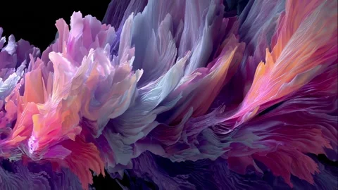 Digital Background of Particles Stock Footage 308243027