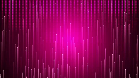 Digital background of pink glowing dots and rising lines motion graphic Stock Footage 327571882