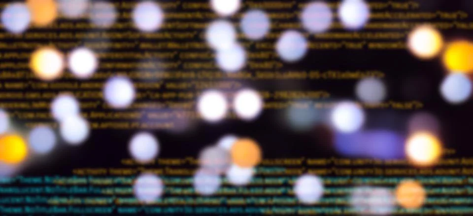 Digital background with random Paragraph in blue effect. Stock Illustration