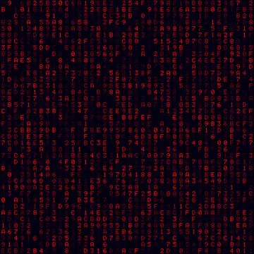 Digital background. Red filled hexademical background. Medium sized seamles.. イラスト素材