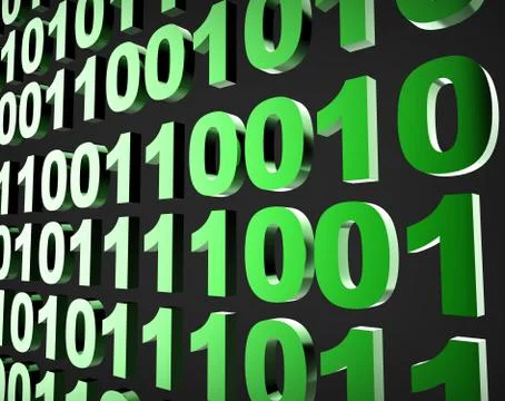 Digital Background Representing Hi Tech And High-Tech Stock Illustration