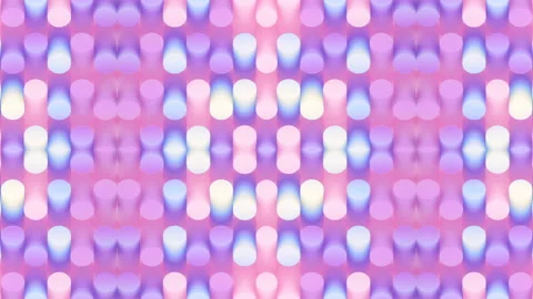 Digital background seamless loop wave animation of many cylinders. 3d render HD Stock Footage 203534719