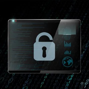 Digital background. Stock illustration. Stock Illustration