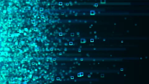 Digital background with stroke particles, computer generated. 3d render Stock Footage 150688674