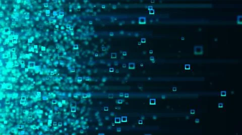 Digital background with stroke particles, computer generated. 3d render Illustrazione stock