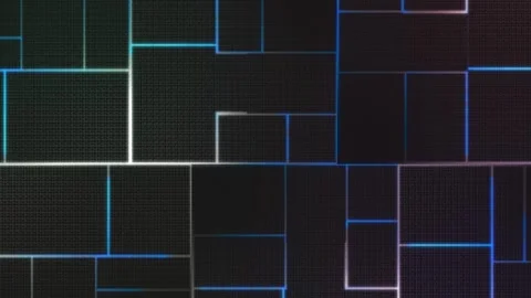 Digital background with stylized surface pattern. Black animation Stock Footage 282040425