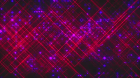 Digital background with thin diagonal lines forming a lattice and little Stock Footage 142336521