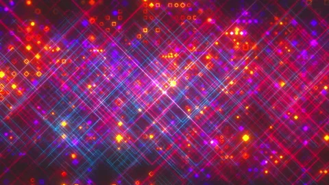 Digital background with thin diagonal lines forming a lattice and little Stock Footage 142338615