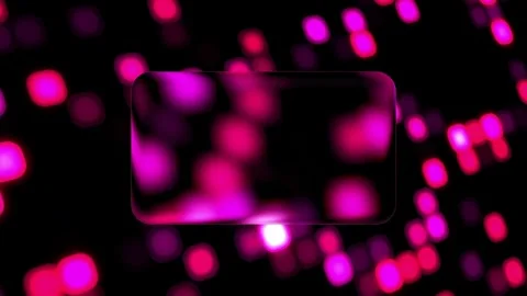 Digital background vibrant pink and magenta bokeh light effect Video stock 345973004