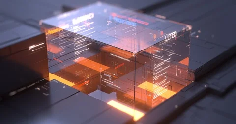 Digital background,Data code.Computer code, information 4k UHD Seamless loop Video stock 99883280