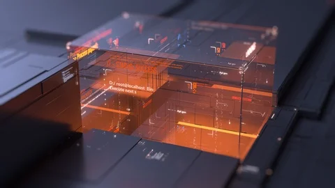 Digital background,Data code.Computer code, information 8k FUHD Seamless loop Video stock 99884622