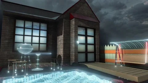 Digital Backyard 4k Stock Footage 198082951