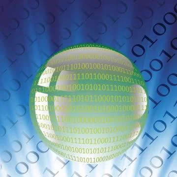 Digital ball イラスト素材