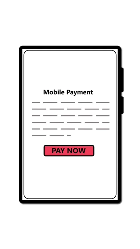 Digital banking app animation. Vertical video clean minimalist design motio.. Stock Footage 341614286