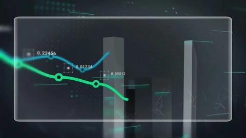 Digital Banking Financial Technology Background Animation Stock Footage 336270201