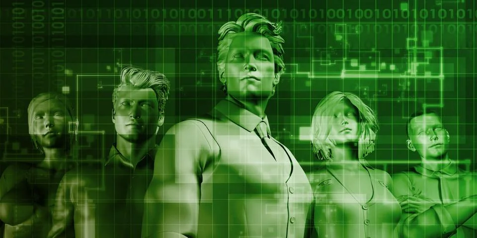 Digital Banking Stock Illustration