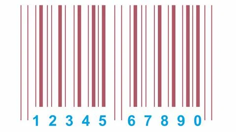 Digital barcodes for product identification and their characteristics Stock Illustration