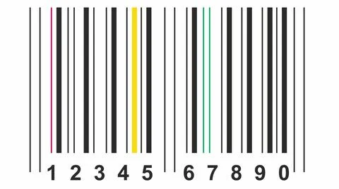 Digital barcodes for product identification and their characteristics Stock Illustration