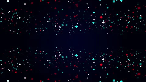 Digital Big Data Flow Cyber Wave Made of Particles Dots Stock Footage 339263041