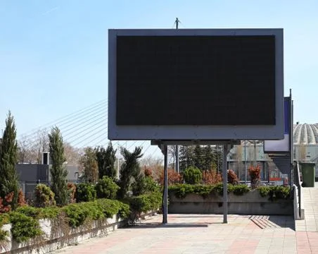 Digital billboard Stock Photos