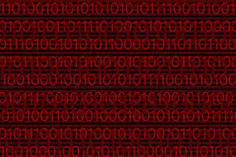 Digital binar 01 code pattern Stock Illustration