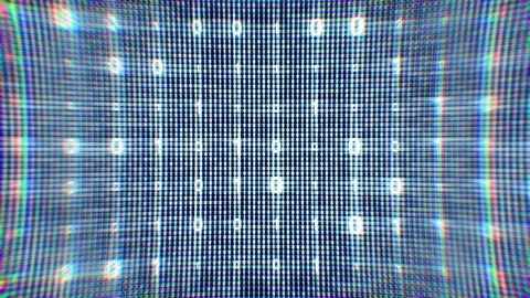 Digital Binary Code Abstract Stock Footage 125125632