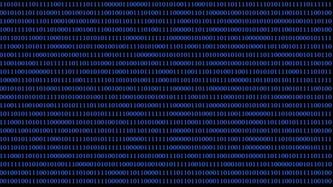 Digital binary code background in abstract pattern and design for tech projects Stock Footage 307859681