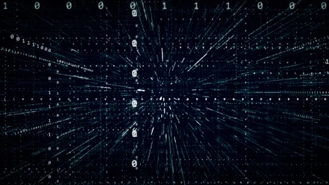 Digital binary code background Stock Footage 105616570