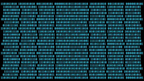 Digital binary code background Stock Footage 122473801