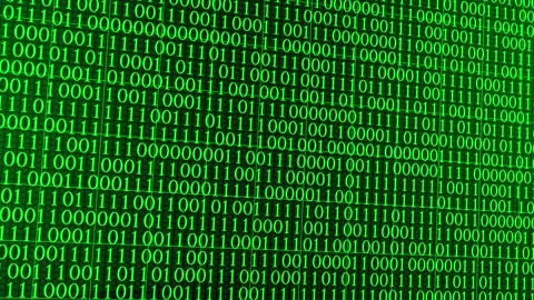 Digital binary code background.Digital background matrix. Stock Footage 310221572