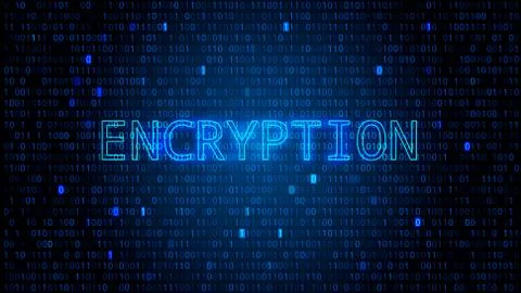 Digital Binary Code BG with Highlighted Numbers 스톡 일러스트