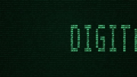 Digital Binary Code Data Analytics Visualization 스톡 동영상 337038342
