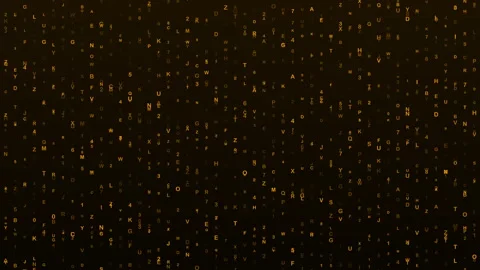 Digital Binary Code Data Animation Background 库存影片 348472469