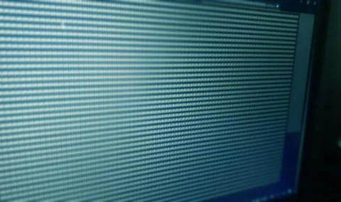 Digital binary code data on computer screen. Hacker concept background. Stock Photos