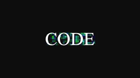 Digital Binary Code Data Stream Glowing Neon Green Against Dark Background .. 스톡 동영상 344036995