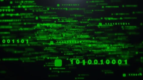 Digital binary code. Stockbeeldmateriaal 86660555