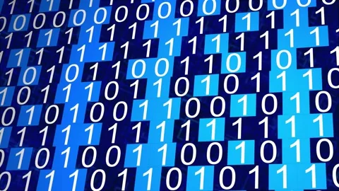 Digital binary code Stock Footage 141378450