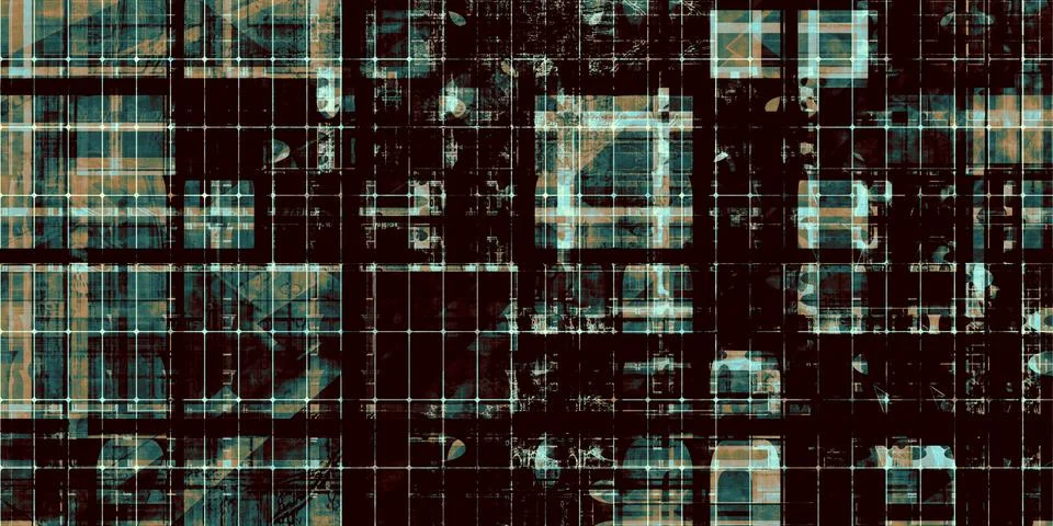 Digital Binary Code 库存插图