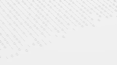 Digital binary code processing on white background. Stock Footage 261492757