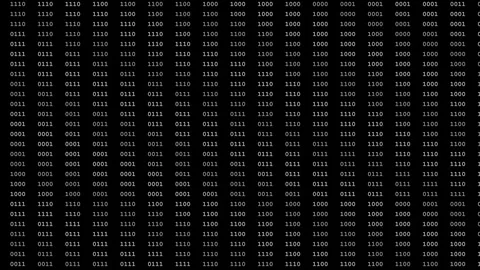 Digital binary code scrolling animation stock footage 스톡 동영상 345344251
