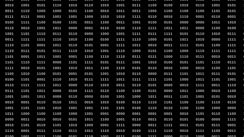 Digital binary code scrolling motion background stock footage Stock Footage 344607668