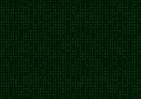 Digital binary code seamless pattern. Vector illustration. Stock Illustration