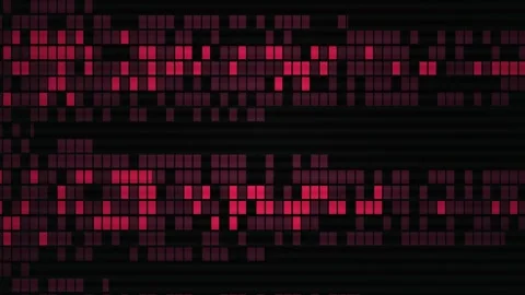 Digital binary code streaming down a black background. Stock-Footage 335511979