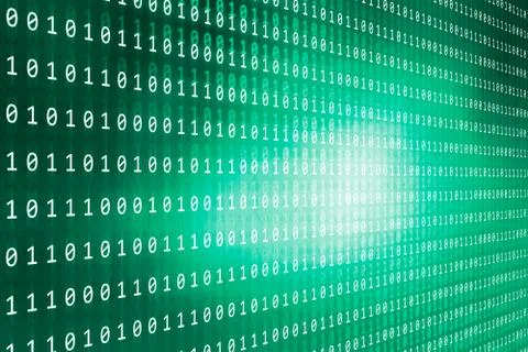 Digital binary codes background concept series Illustrazione stock