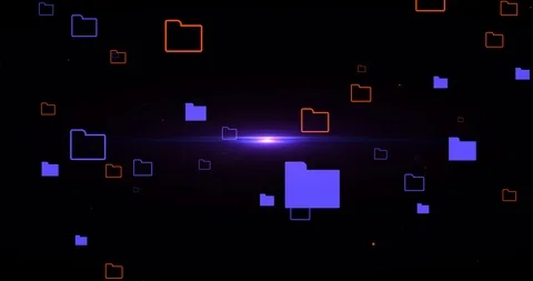 Digital binary data, matrix streaming code background Video stock 110875290