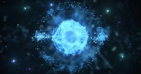 Digital binary data networks plexus abstract background 스톡 일러스트