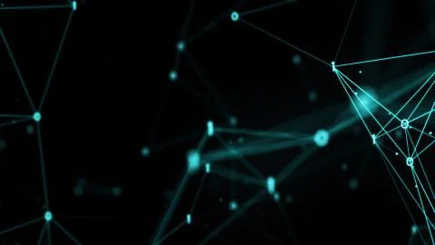 Digital binary data networks plexus abstract background イラスト素材